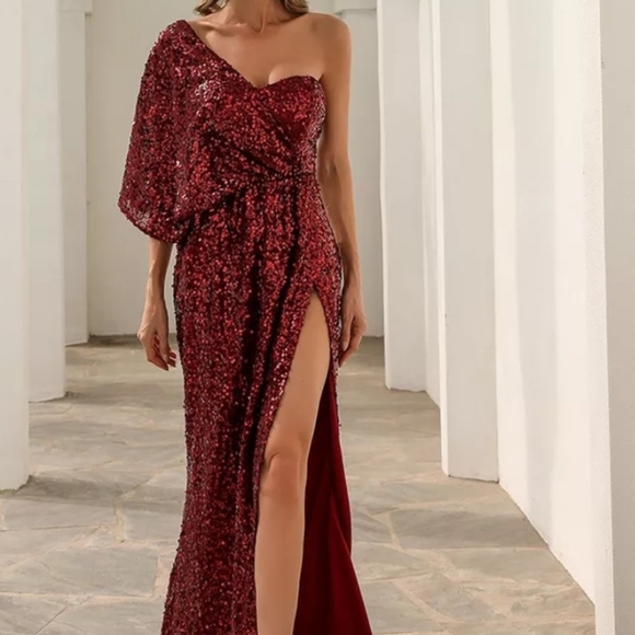 Miss Ord dress size XL one shoulder - Picture 5 of 16